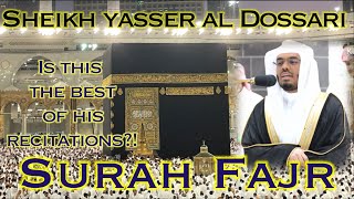 Beautiful Recitation From Surah Isra  Sheikh Yasser Dossary [upl. by Ebonee]