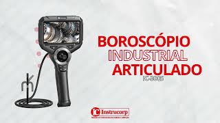 Boroscópio Industrial Articulado IC3005  INSTRUCORP [upl. by Orran185]