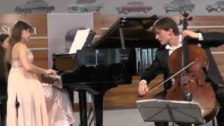 Anna Fedorova  Benedict Klöckner Chopin sonata in G minor Op65 [upl. by Idieh]