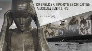 Die Sportgeschichte Krefelds im Museum Burg Linn [upl. by Suisyola]