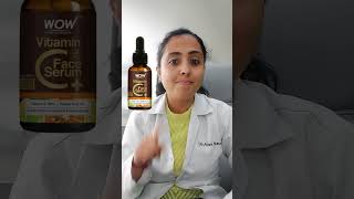 Vitamin C serum that i never recommend in my OPD skincaretruth dravani shorts shortsvideo [upl. by Lleval]