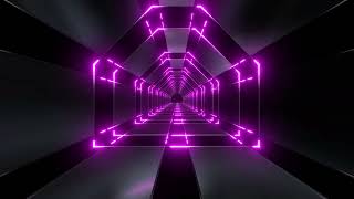 4k Visual Loop Neon Tunnel Background 136 [upl. by Asilrahc]