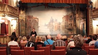 Die Restaurierung der historischen Theaterkulissen im Konzerthaus Ravensburg [upl. by Ennazzus]