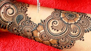 🥇Stylish simple full hand mehndi design  Mehndi design easy and beautiful front hand  Henna Mehndi [upl. by Martella25]