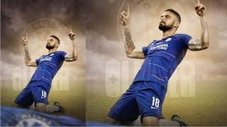 How to Create Professional Sports Poster Design  Olivier Giroud  Yousuf Mahmud [upl. by Euqnimod]