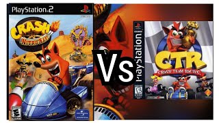 crash team racing vs crash Nitro kart cuál será mejor [upl. by Ibor]