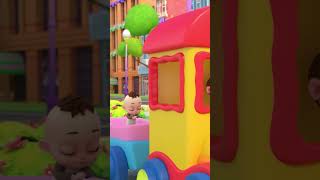 Wheels on the Bus Shorts  Kio Kids Songs Nursery Rhymes and Kids Songs 4 [upl. by Kcirdle]