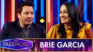 Jimmy and Brie Garcia Play Password with Identical Twins  Password Starring Jimmy Fallon [upl. by Aerdnak]