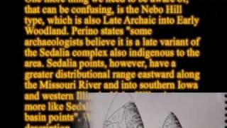 Missouri arrowheads Sedalia point typemp4 [upl. by Meill]