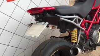 Ducati hypermotard 796 696 1100 noriyoshiracingcom scarico full Exhaust system [upl. by Gasperoni]