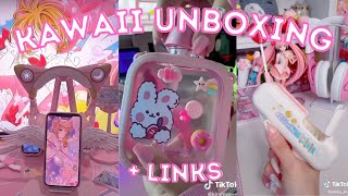 Kawaii Unboxing with links pt 6  Amazon Finds  TikTok Compilation  TikTok Made Me Buy It [upl. by Irbua]