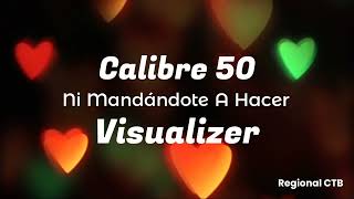 Ni Mandándote A Hacer  Calibre 50 Visualizer [upl. by Aikemahs]