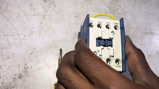 LampT Contactor wiring and testing [upl. by Ahsekahs302]