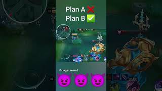 Plan A  Plan B mlbb mobilelegends gaming [upl. by Talie]