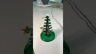 Growing a crystal Christmas tree Amazing results holidaydiy holidaywithyoutube [upl. by Otirecul]