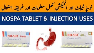 Nospa Forte Tablet Uses  Nospa Tab Uses  Nospa Tab 40mg  No Spa Forte Tablet Uses in Urdu [upl. by Trah]