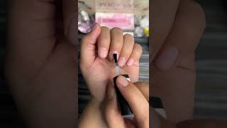 Polygel nails at home 😱Pass or Fail  ytshorts polygelnails nailextensions [upl. by Lyrrad]