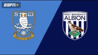 Championship result Sheffield Wednesday 3 West Brom Albion 2 [upl. by Joyann900]