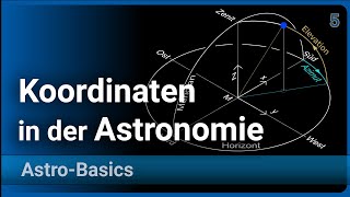 Koordinatensysteme • Vorlesung Hochschule Rosenheim • Astronomie Grundlagen 5  Elmar Junker [upl. by Marina806]