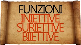 Funzioni Iniettive Suriettive e Biiettive [upl. by Aysa]