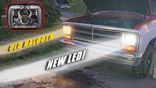 The BEST Sealed Beam LED Headlights  HWSTAR 180W H6054 Kit [upl. by Asta]