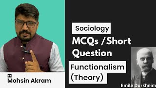 Sociological Theories  Functionalism by Emile Durkheim [upl. by Jea251]