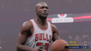 Michael Jordan MVP Chants at the FT Line  1992 NBA Playoffs R1 G1 Heat vs Bulls  NBA 2K23 PS5 [upl. by Carberry747]