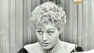 Shelley Winters on quotWhats My Linequot [upl. by Riehl]