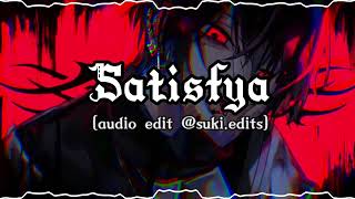 Satisfya audio edit [upl. by Zurciram]