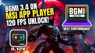 How To Play BGMI 34 Update in Pc With Emulator  Ultimate Guide On Msi App Player 120 Fps [upl. by Christalle164]