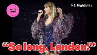 UNSEEN Footage Taylor Swift LEFT the REMARKABLE ‘So long London’ at the end of Karma Night 3 [upl. by Kliber368]