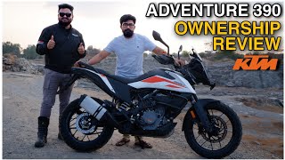 2021 KTM Adventure 390 Genuine Ownership Review in Telugu Pros amp Cons Must watch before u buy [upl. by Sidnal]