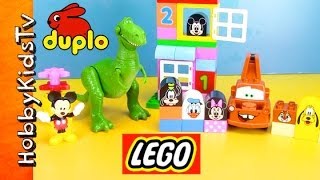 Duplo Disney Jr LEGO Mickey Mouse and Friends HobbyKidsTV [upl. by Gyimah]