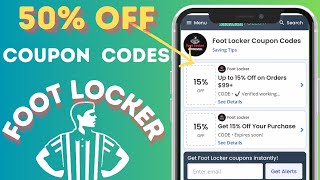 How to Get 50 Off Foot Locker Coupon Codes  StepbyStep Guide [upl. by Ahsenauj]