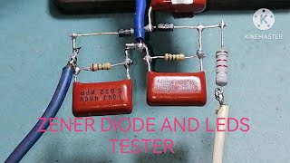 Build Your Own Leds And Zener Diode Tester [upl. by Tneciv936]