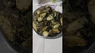 Aloo saag recipe😋trending video [upl. by Nami]