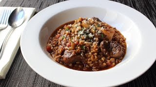 Beef and Barley Stew Recipe  How to Make Stewed Beef Shank with Barley [upl. by Emie]