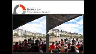 PhotoScape  Backlight Correction [upl. by Primaveria361]