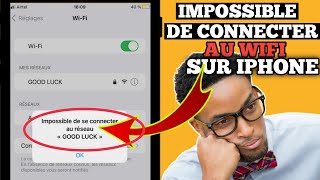 Comment Régler Le Problème De Impossible De Se Connecter À Un réseau WiFi sur un iphone iPad [upl. by Sharman617]