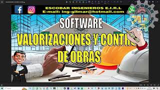 SOFTWARE VALORIZACIONES DE OBRA 2024 [upl. by Adieno]