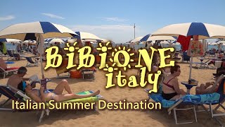 Bibione Italian Riviera close to Venice I Bibione Beach walking tour [upl. by Odareg]