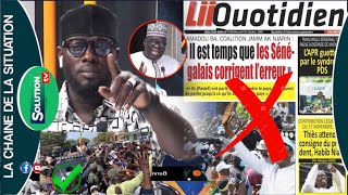 SOHAIBOU DEMENT LE JOURNAL LI QUOTIDIEN ISMAGE YIMOU GOUGAL DOU DEUGU SA NDIOGOU DECORTIQUE [upl. by Olva]