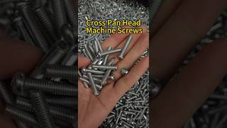 Cross Pan Head Machine Screws fastener hardware screw screwfactory machinescrewforeigntrade [upl. by Sualocin]