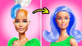 De friki a Barbie 💖 Ideas para un cambio de imagen de lujo con muñeca [upl. by Esinert]