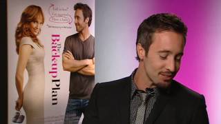 Alex OLoughlin talks romance and JLos bum [upl. by Ydennek]