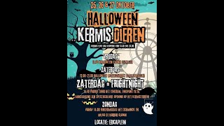 Halloween kermis in Dieren 2024 [upl. by Neenej]