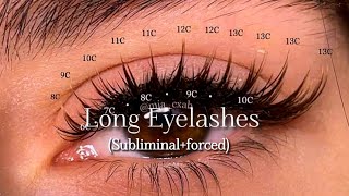 832Hz EXTREME LONG EYELASHES•Subliminalforced [upl. by Shir]