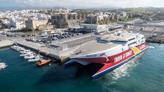 Spain Morocco Ferry Fantastic Crossing of the Straits of Gibraltar [upl. by Park]