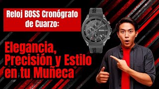 ⌚Reloj BOSS Cronógrafo de Cuarzo Elegancia Precisión y Estilo en tu Muñeca [upl. by Artinak229]