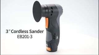 ShineMate EB2013 a 3quot Cordless Sander for efficient sanding of the paint surface [upl. by Ayvid362]